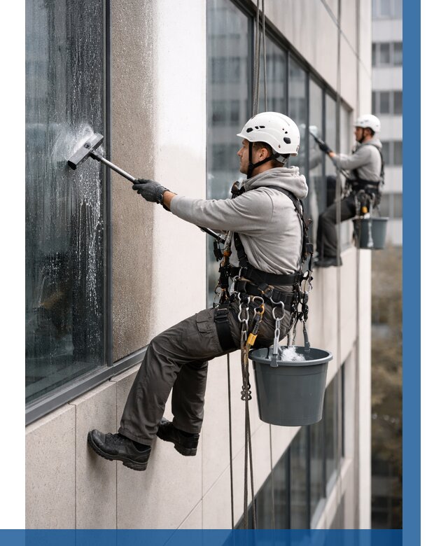 Мойка фасадов зданий в Усолье-Сибирском под ключ от 361 р. | ВЫСОТНИК-Сль