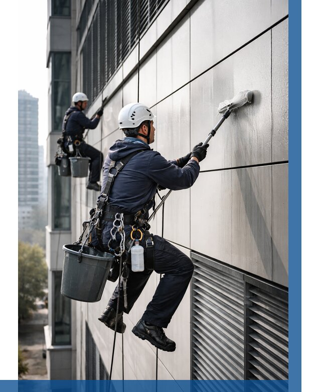 Мойка вентилируемого фасада в Усолье-Сибирском от 258 р. | ВЫСОТНИК-Сль