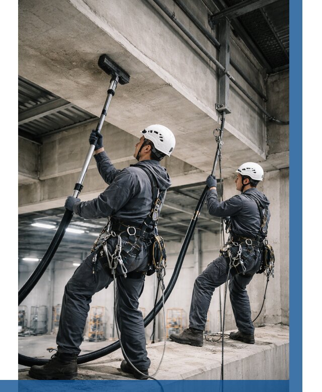 Обеспыливание потолочных конструкций в Усолье-Сибирском от 258 р. |ВЫСОТНИК-Сль