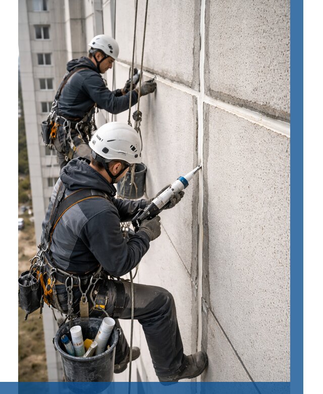 Герметизация межпанельных швов в Усолье-Сибирском от 722 р. | ВЫСОТНИК-Сль