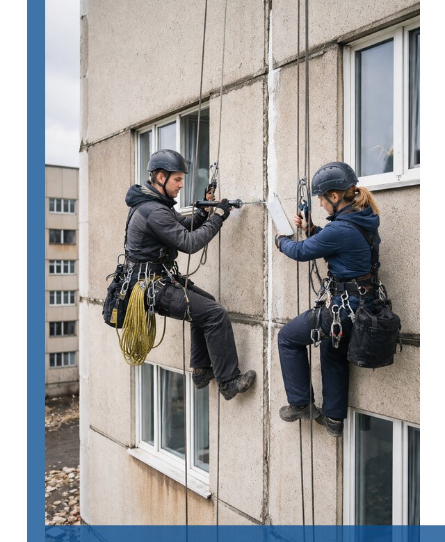 Герметизация межпанельных швов тёплым швом в Усолье-Сибирском
