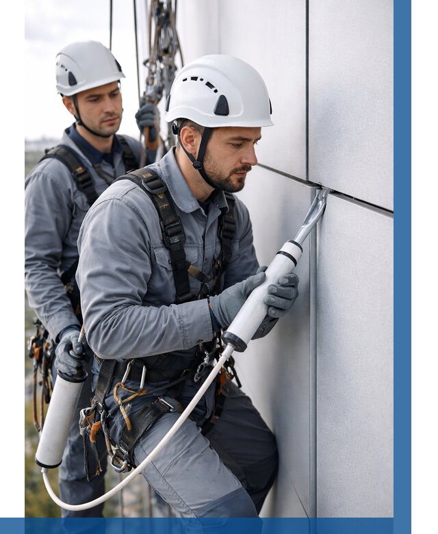 Герметизация швов вилатермом в Усолье-Сибирском от 619 р. | ВЫСОТНИК-Сль