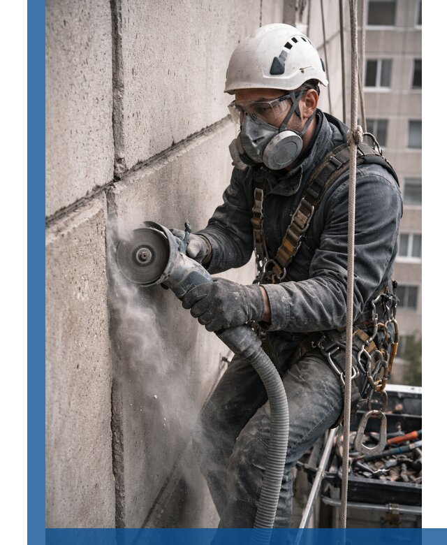 Штробление межпанельных швов в Усолье-Сибирском качественно и быстро