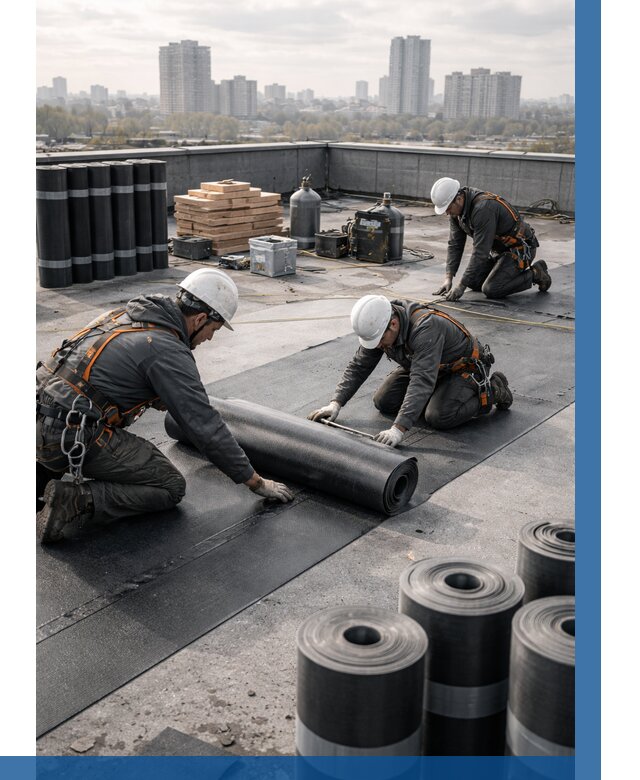 Монтаж мягкой кровли под ключ в Усолье-Сибирском от 464 р. | ВЫСОТНИК-Сль