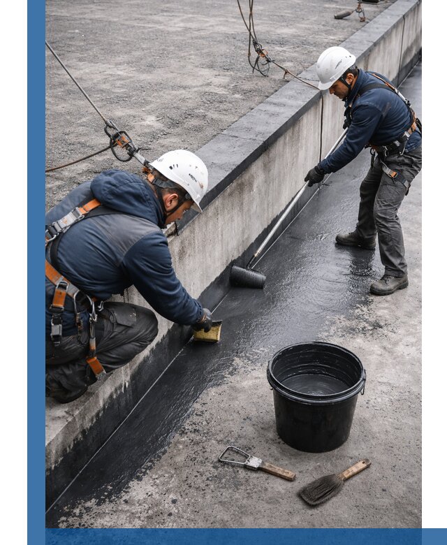 Гидроизоляция кровли жидкой резиной профессионально в Усолье-Сибирском