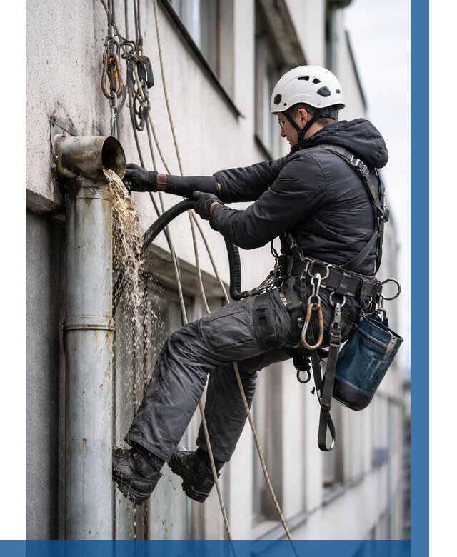 Прочистка водосточных труб в Усолье-Сибирском от 3612 р. | ВЫСОТНИК-Сль