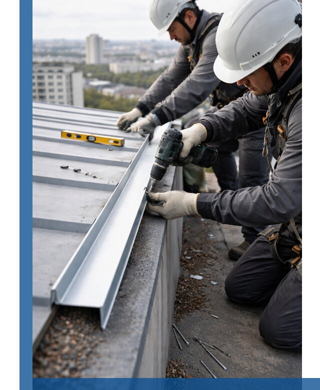 Монтаж капельника на кровле в Усолье-Сибирском с гарантией качества