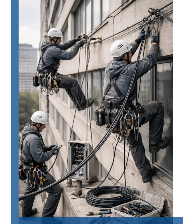 Прокладка оптоволоконного кабеля в Усолье-Сибирском под ключ с тестированием