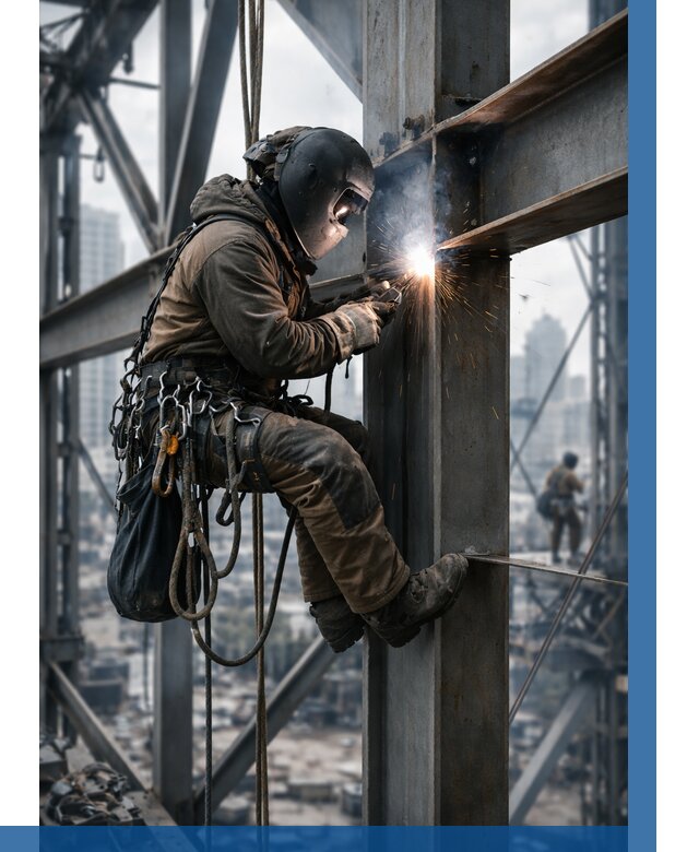 Высотные сварочные работы в Усолье-Сибирском от 3612 р. | ВЫСОТНИК-Сль