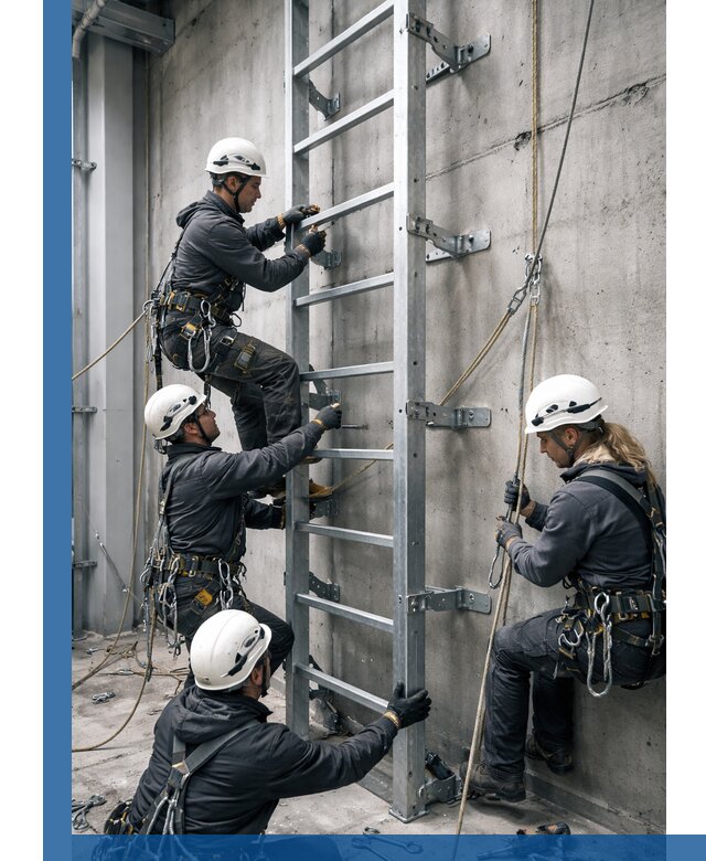 Монтаж металлических лестниц в Усолье-Сибирском под ключ со гарантией