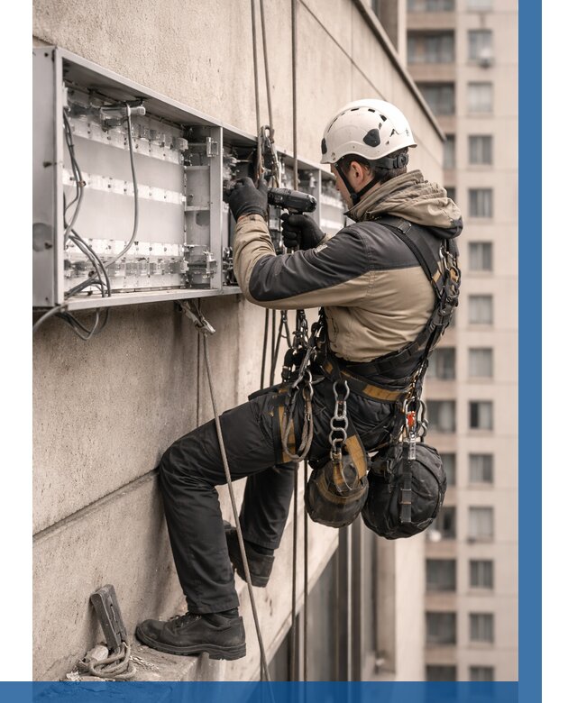 Ремонт вывески на высоте в Усолье-Сибирском от 4644 р. | ВЫСОТНИК-Сль