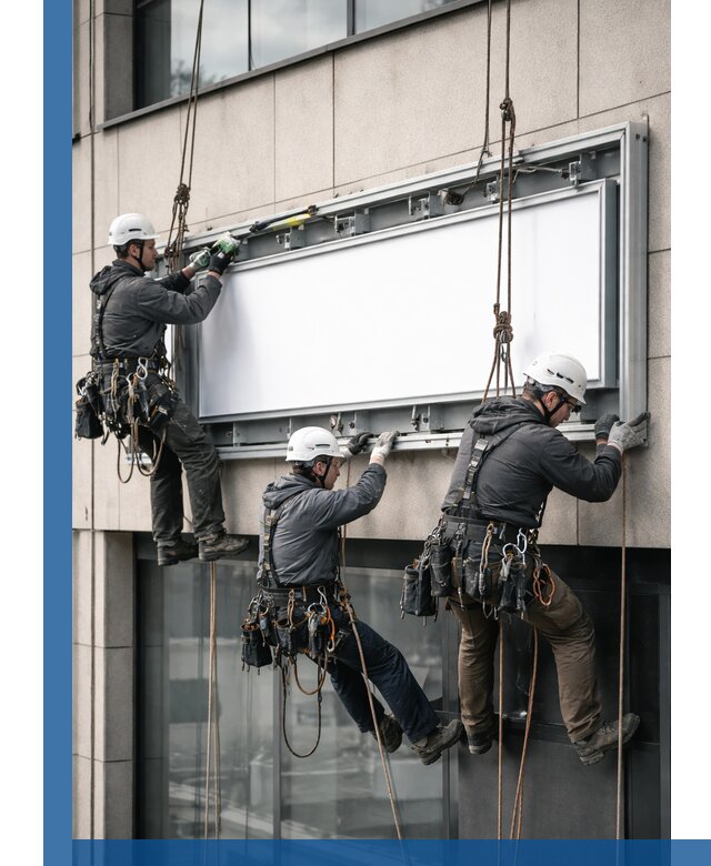 Профессиональный монтаж светового короба под ключ в Усолье-Сибирском