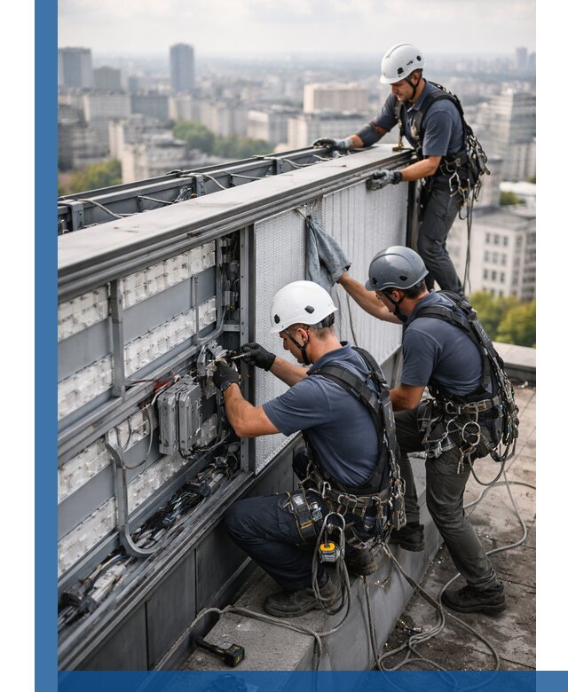 Профессиональное обслуживание крышной рекламы в Усолье-Сибирском под ключ