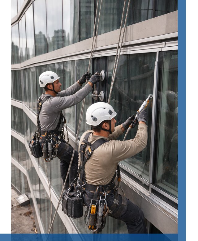 Радиусное остекление фасада в Усолье-Сибирском от 12384 р. | ВЫСОТНИК-Сль