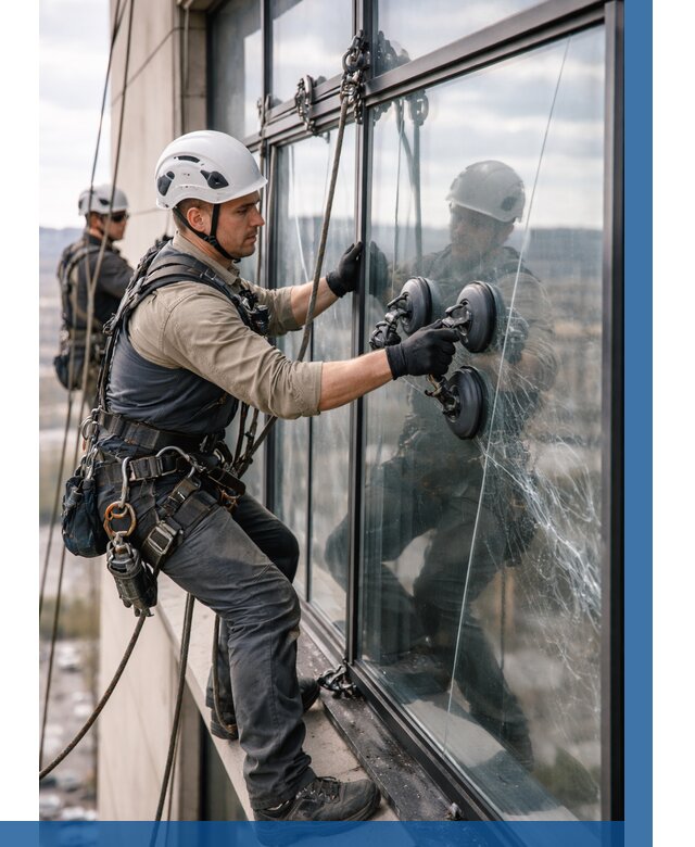 Замена стекла в витраже в Усолье-Сибирском под ключ от 8772 р. | ВЫСОТНИК-Сль