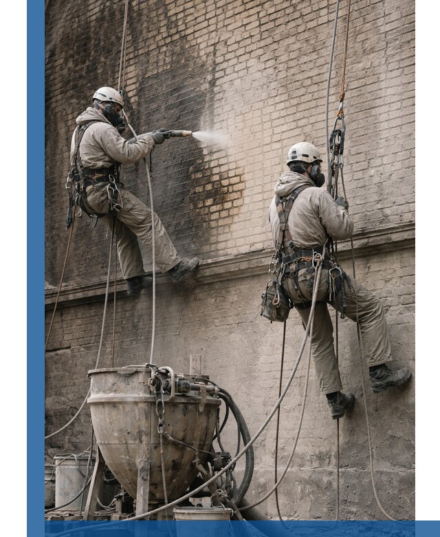 Пескоструйная очистка фасадов в Усолье-Сибирском профессионально