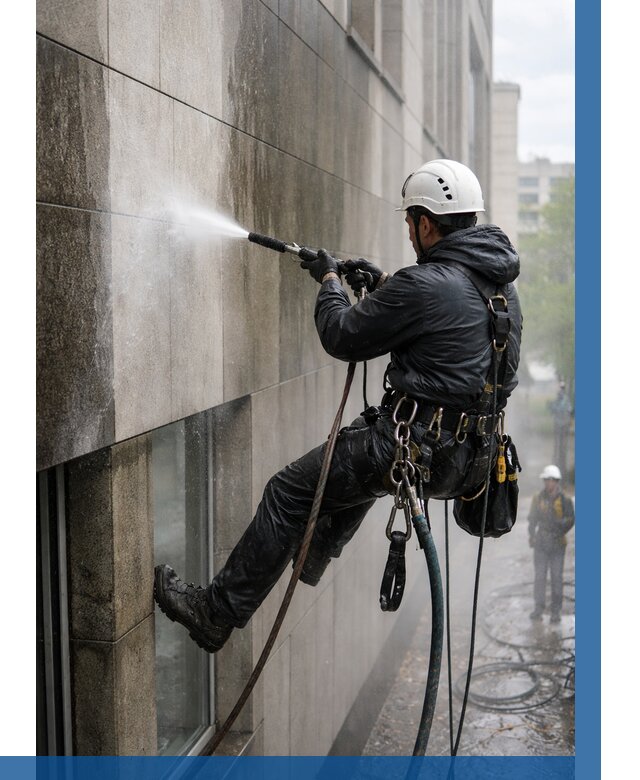 Гидроструйная очистка поверхностей в Усолье-Сибирском от 877 р. | ВЫСОТНИК-Сль