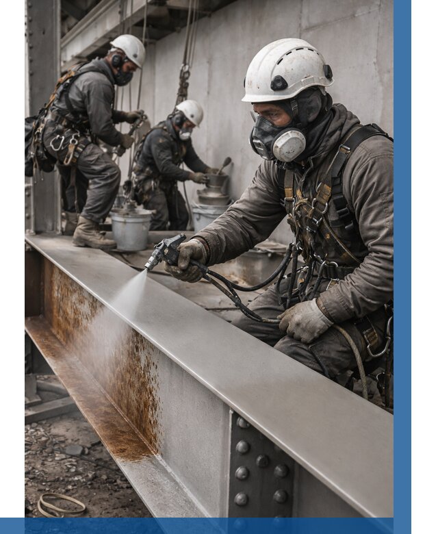 Антикоррозионная покраска металла в Усолье-Сибирском от 722 р. | ВЫСОТНИК-Сль