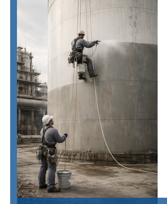 Покраска стальных резервуаров и емкостей в Усолье-Сибирском профессионально