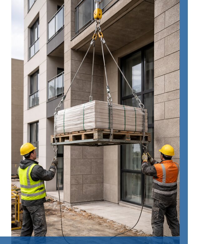 Подъем керамогранита на этаж в Усолье-Сибирском от 3612 р. | ВЫСОТНИК-Сль