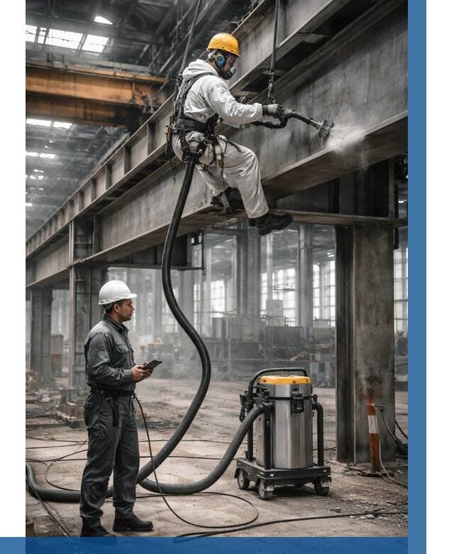 Обеспыливание конструкций в цехе в Усолье-Сибирском от 4334 р. | ВЫСОТНИК-Сль