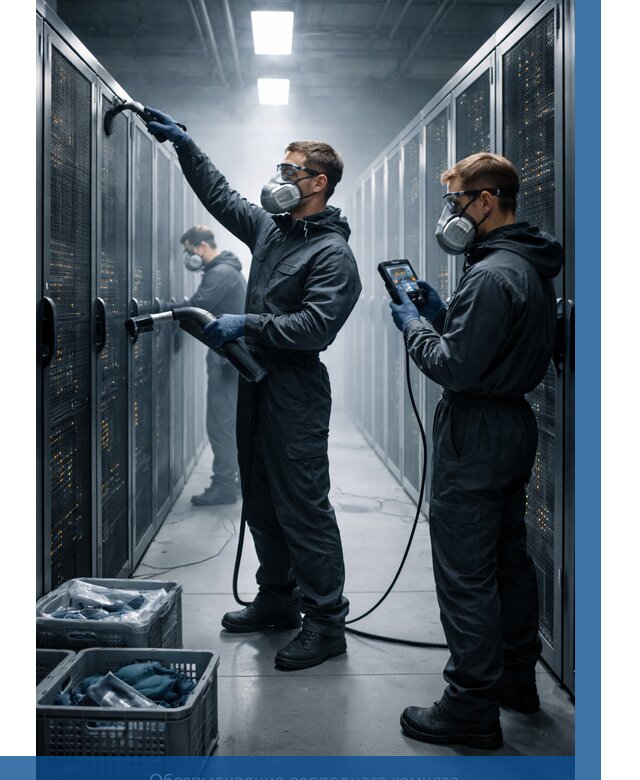 Обеспыливание серверной комнаты в Усолье-Сибирском от 4644 р. | ВЫСОТНИК-Сль