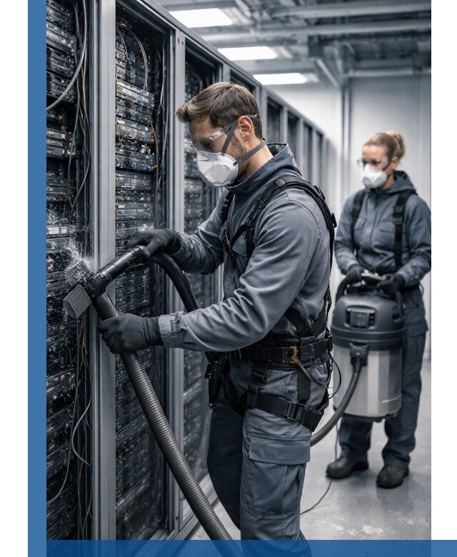 Обеспыливание серверной комнаты в Усолье-Сибирском, профессиональная очистка