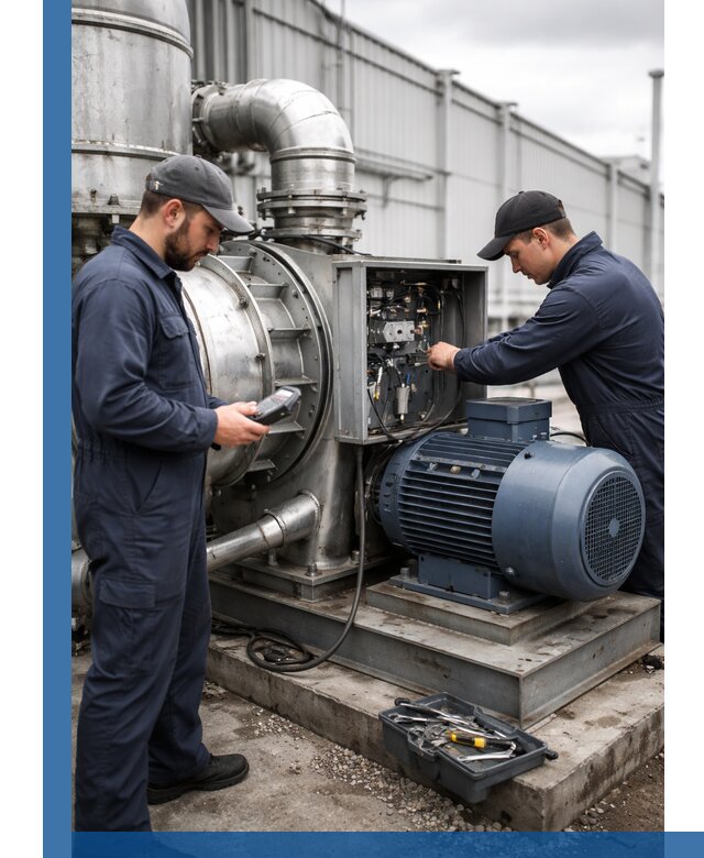 Техническое обслуживание промышленного оборудования в Усолье-Сибирском