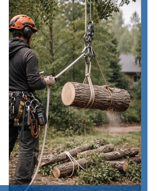 Валка деревьев частями в Усолье-Сибирском от 7740 р. | ВЫСОТНИК-Сль