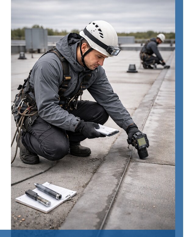 Обследование кровли на протечки в Усолье-Сибирском от 4644 р. | ВЫСОТНИК-Сль